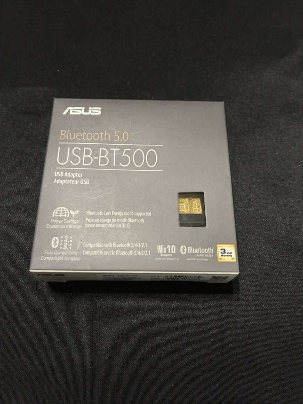 ASUS USB-BT500 Bluetooth 5.0 USB Adapter Dongle for PC Windows 10 - NEW Open Box
